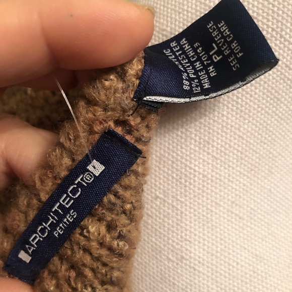 New Architect Crew Neck Waist Tie Rustic Sweater PL - Picture 7 of 11